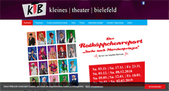 Desktop Screenshot of kleines-theater-bielefeld.net
