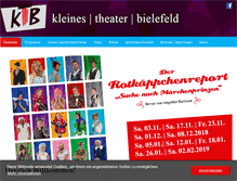 Tablet Screenshot of kleines-theater-bielefeld.net